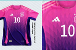 够潮！德国队欧洲杯客场球衣谍照：粉+紫，颜色搭配大胆且新潮