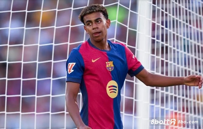 17岁亚马尔本赛季首次未参与进球，8场比赛均首发&6场踢满90分钟