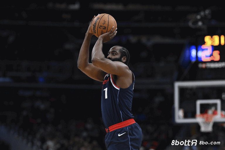 全勤可能断了？明日快船战火箭，哈登因右腹股沟酸痛出战成疑