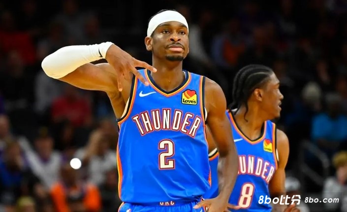 SGA过去8次对阵独行侠：场均33.5分7.3板7.1助，真实命中率达64%